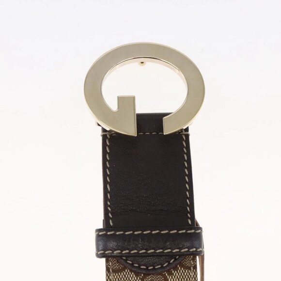 GUCCI GG Canvas Belt 33.5\